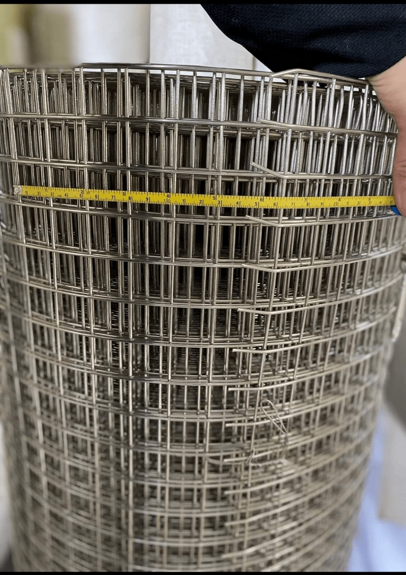 Lươi Hàn Inox 304, Dây 2ly Mắt 25mm X 25mm, Khổ 1,2m X 30m